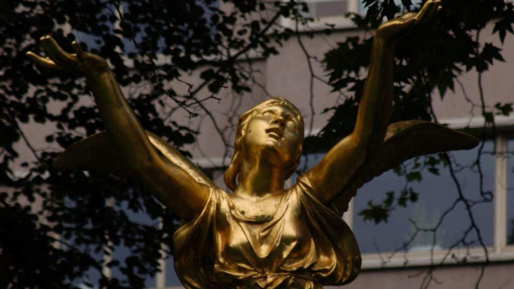 Popiersie statuy upamiętniającej Juliena Dillensa w Brukseli