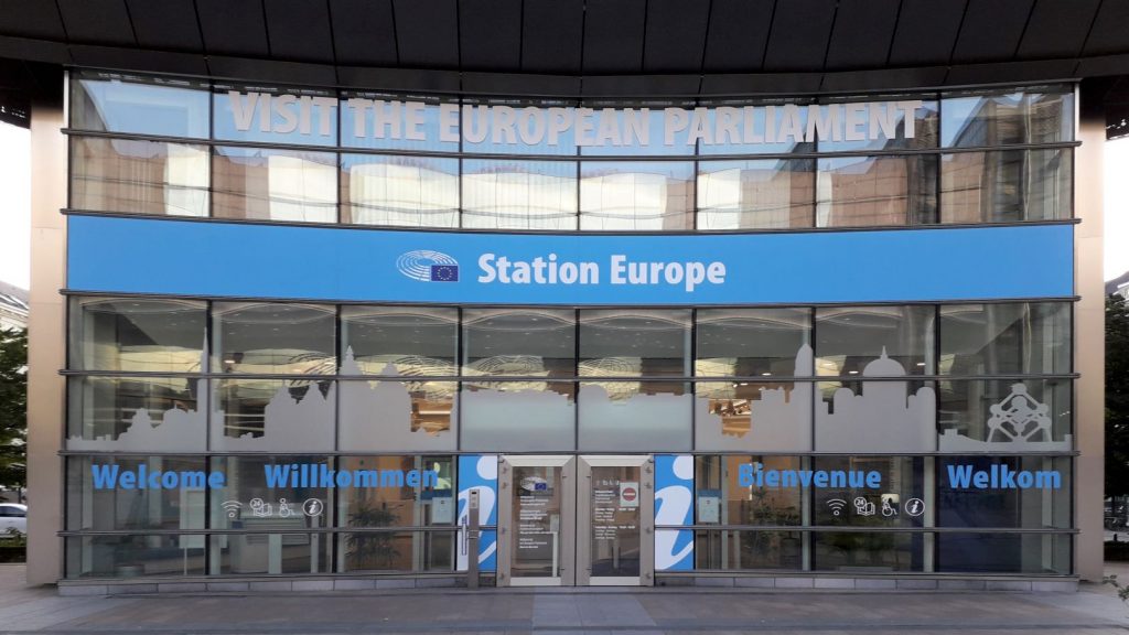 Station Europe w Brukseli.
