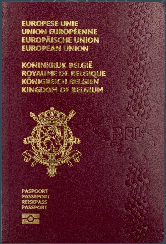 Nowy Paszport Belgii.